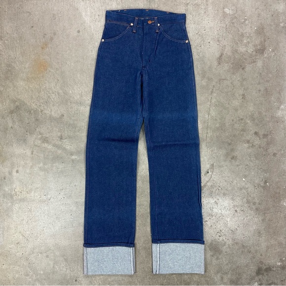 Vintage Deadstock Wrangler hard blue jeans - Picture 3 of 6